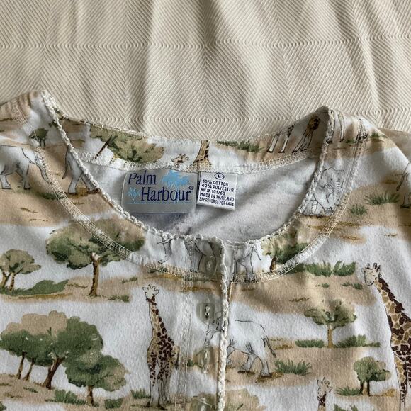 Vintage Palm Harbour Safari Shirt Top - Picture 2 of 6